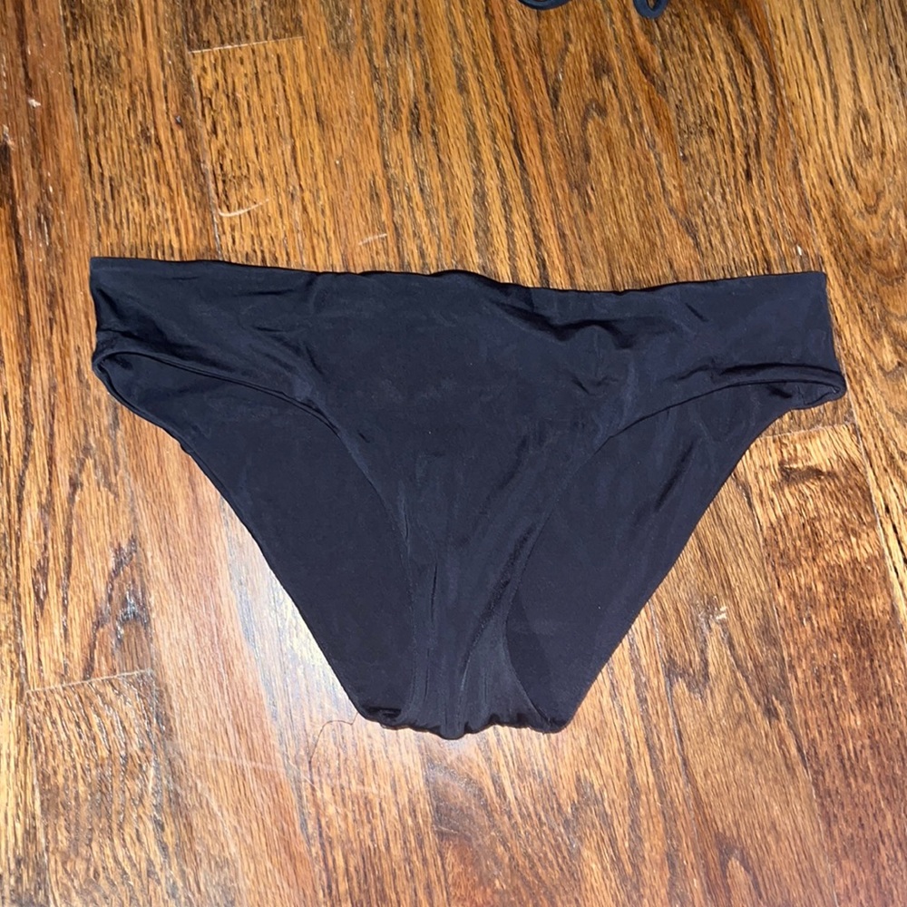 Black Hipster Bikini Bottoms